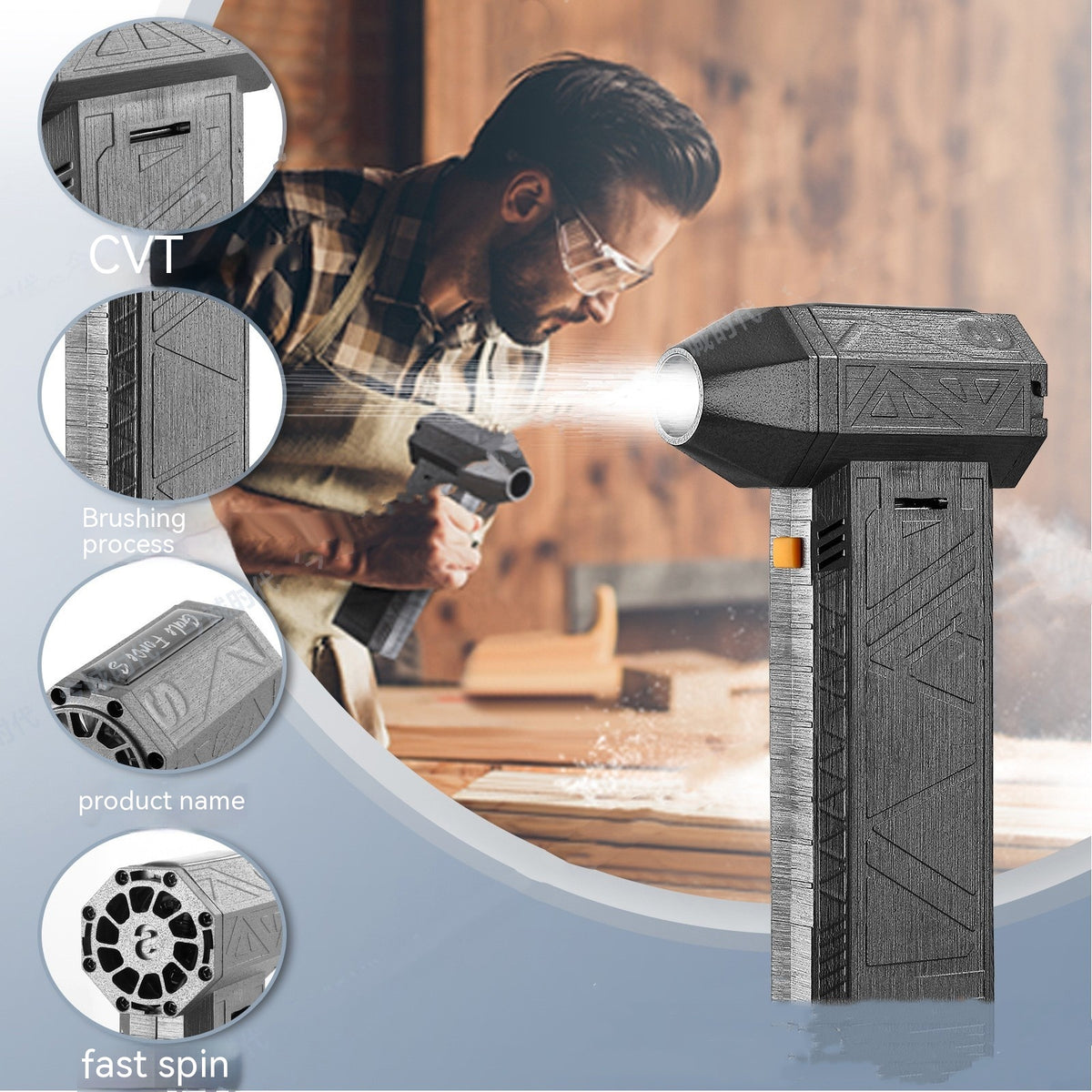 Cordless Turbo Jet Blower and Mini Vacuum