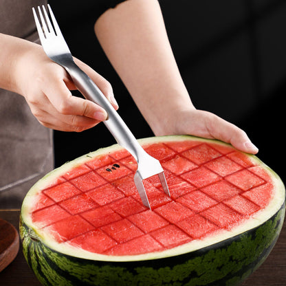 2-in-1 Stainless Steel Watermelon Slicer Fork (photo 4)