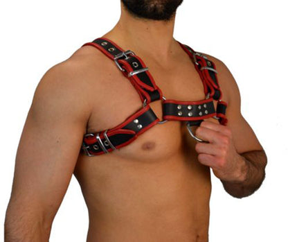 Leather Double-Ring Harness Strap (Adult) (photo 4)