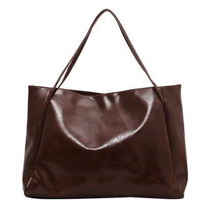 Large Soft PU Shoulder Bag (photo 7)