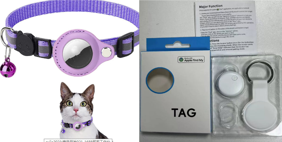 Reflective Pet Collar with AirTag Holder (photo 22)