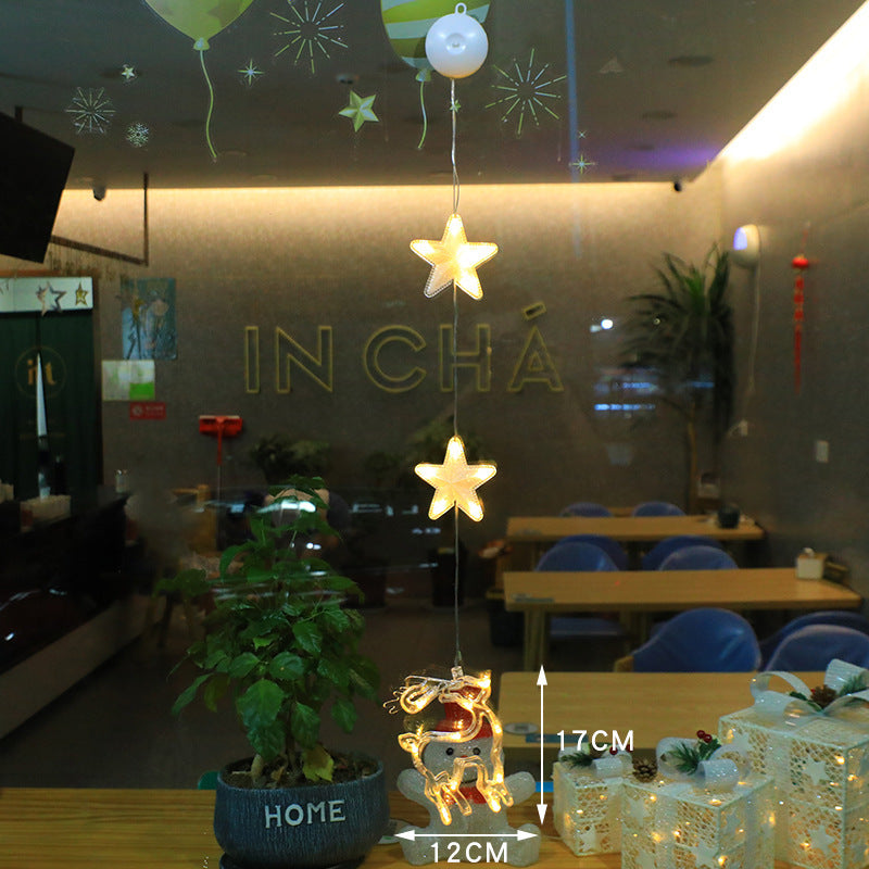 Christmas LED Window Suction Cup Lights, 3 Pcs (photo 6)