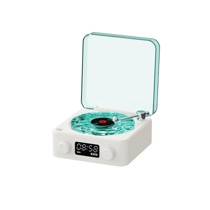 Retro Turntable-Style Bluetooth Speaker with Nature Sounds and Light (photo 9)