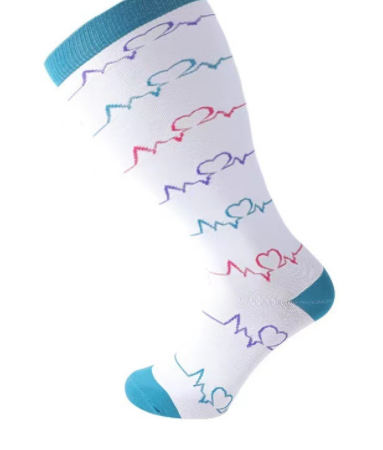 Plus-Size Printed Compression Socks (photo 34)