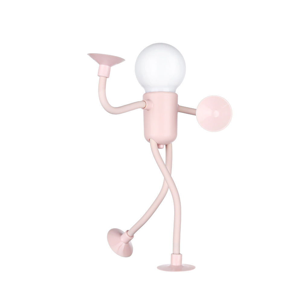 Poseable Figure Night Light with Suction Cup (photo 4)