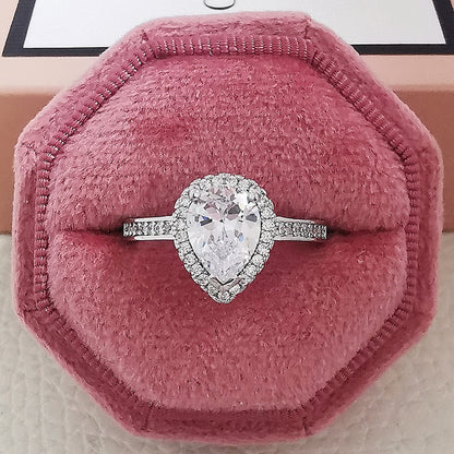 Multicolor Cubic Zirconia Statement Ring (photo 6)