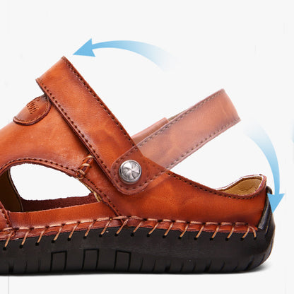 Men's Closed-Toe Adjustable Slide Sandals (photo 7)