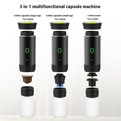 3-in-1 Portable Espresso Maker, Rechargeable (photo 3)