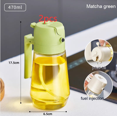 2-in-1 Glass Oil Sprayer and Pourer, 470 ml (photo 22)