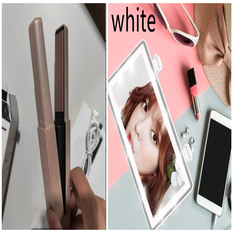 Cordless USB Mini Ceramic Hair Straightener (photo 13)