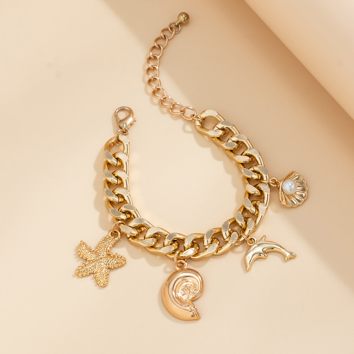 Boho Ocean Charm Choker Necklace and Bracelet (photo 5)