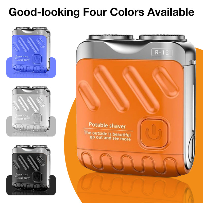Portable Rotary Dual-Head Electric Shaver for Men (photo 2)