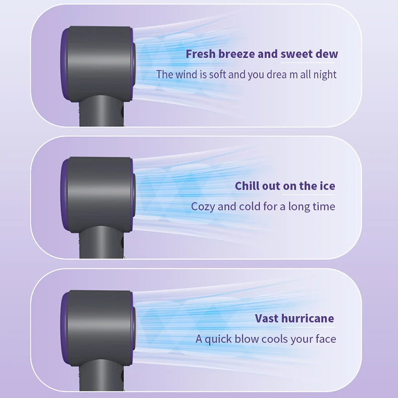 Rechargeable Handheld Turbo Fan with Cooling Plate Option (photo 3)