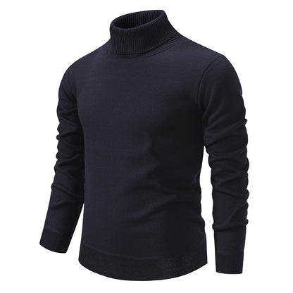 Men's Fleece-Lined Turtleneck Sweater (photo 6)