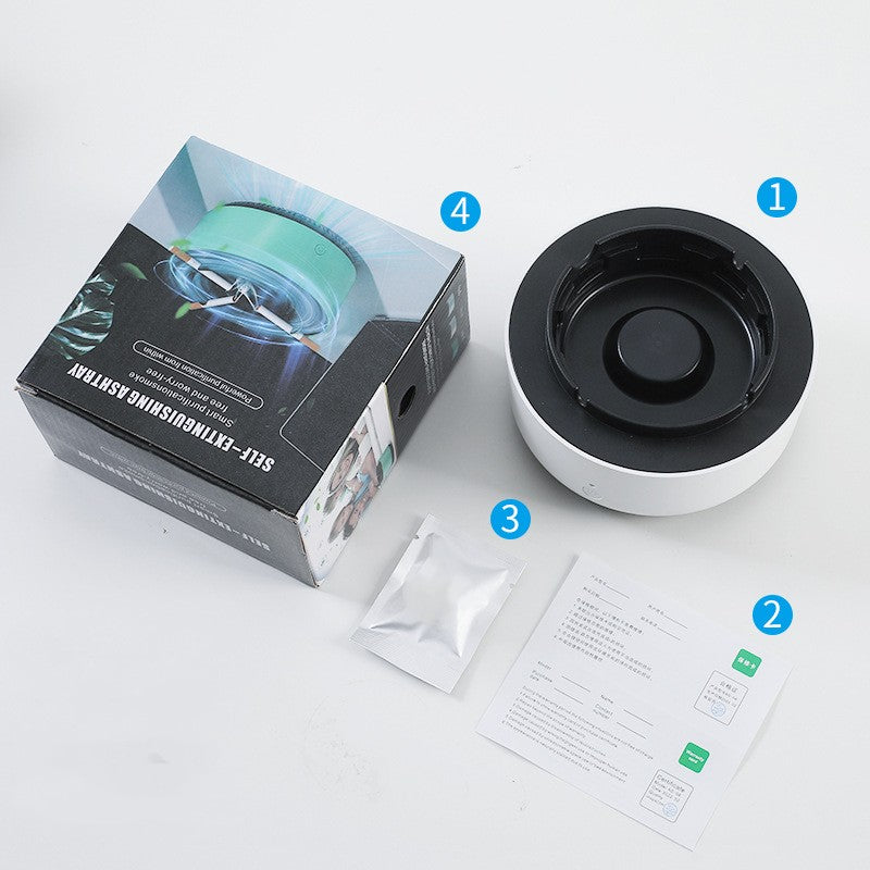 Ashtray with Built-In Fan and Replaceable Filter (photo 8)