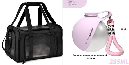 Portable Dog Water Bottle with Waste Bag Dispenser (photo 20)