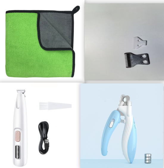 Cordless Dog Paw Trimmer with LED Light and Display (photo 17)
