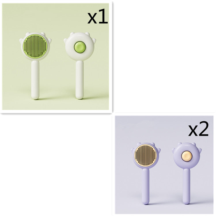 Self-Cleaning Slicker Brush for Cats and Dogs – Set7