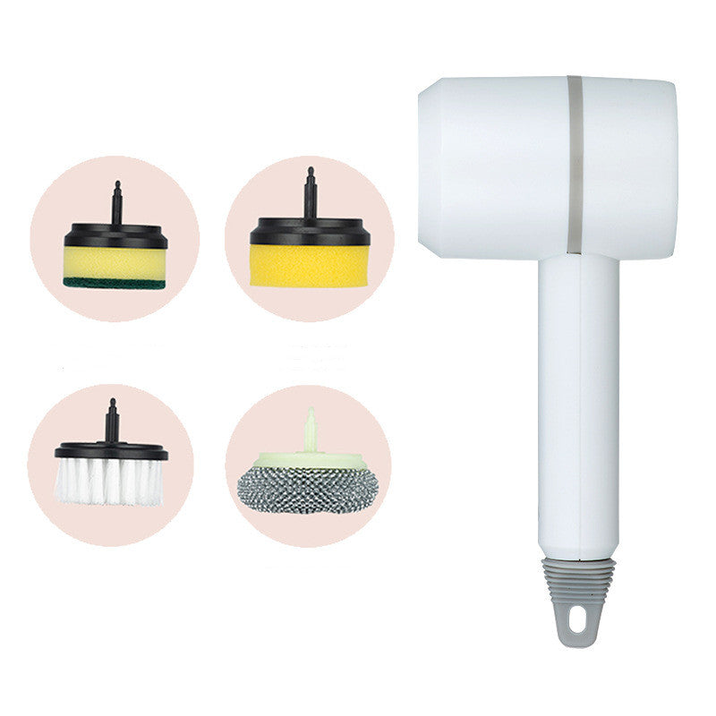 Rechargeable Electric Cleaning Brush with Interchangeable Heads (photo 24)