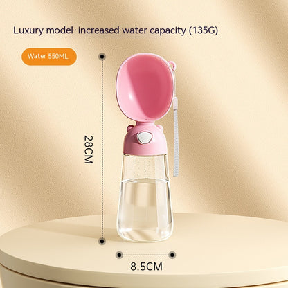 Portable Pet Water Bottle with Food Container (photo 10)