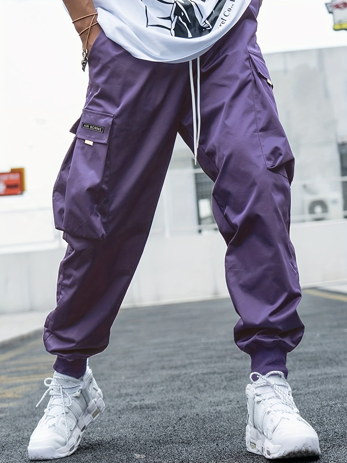 Men's Multi-Pocket Cargo Drawstring Pants (photo 5)