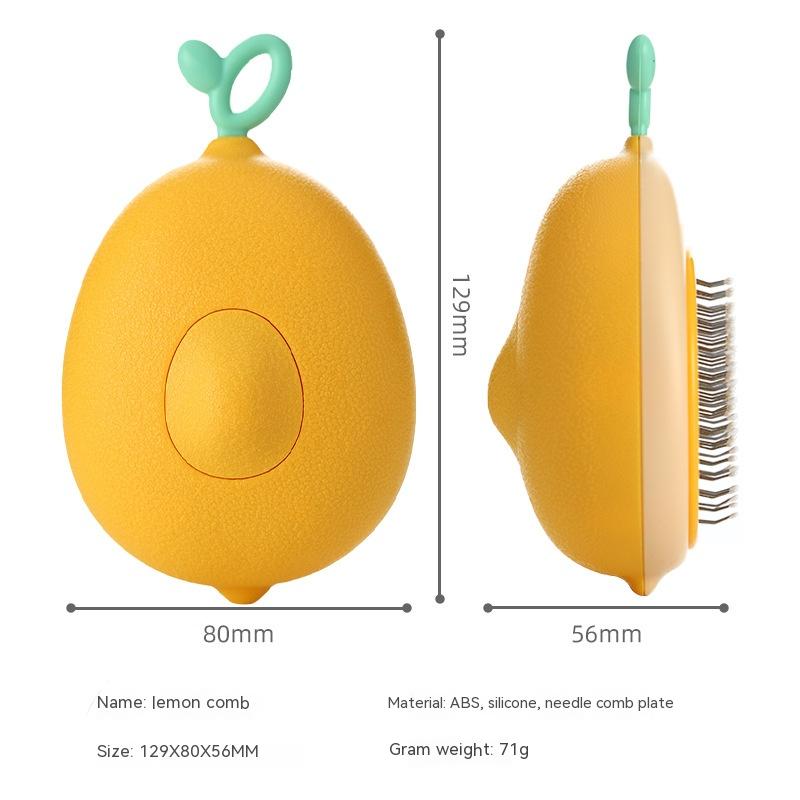 Avocado-Shaped Pet Grooming Brush (photo 5)