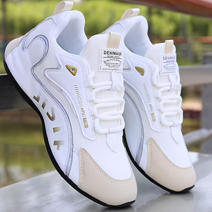 Men's Colorblock Lace-Up Low-Top Sneakers (photo 3)
