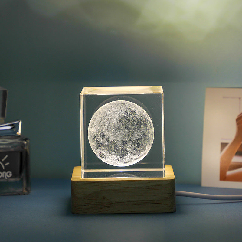 3D Engraved Crystal Cube Night Lamp (photo 8)