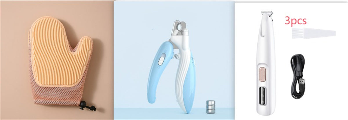 Cordless Dog Paw Trimmer with LED Light and Display (photo 12)