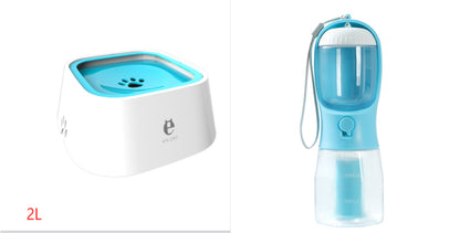 3-in-1 Portable Dog Water Bottle with Food and Bag Compartments (photo 17)