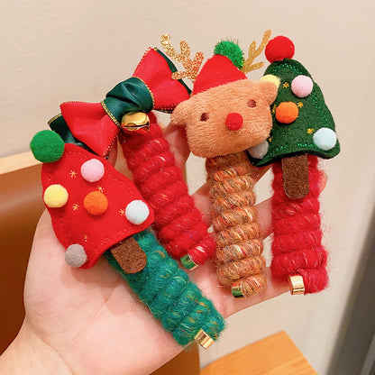 Christmas Spiral Hair Ties (photo 6)