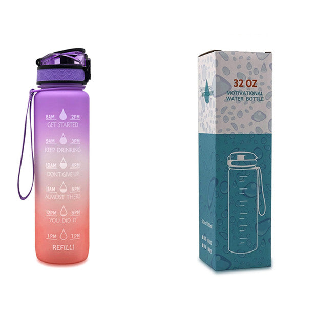 1 L Tritan Water Bottle with Time Markers (photo 23)