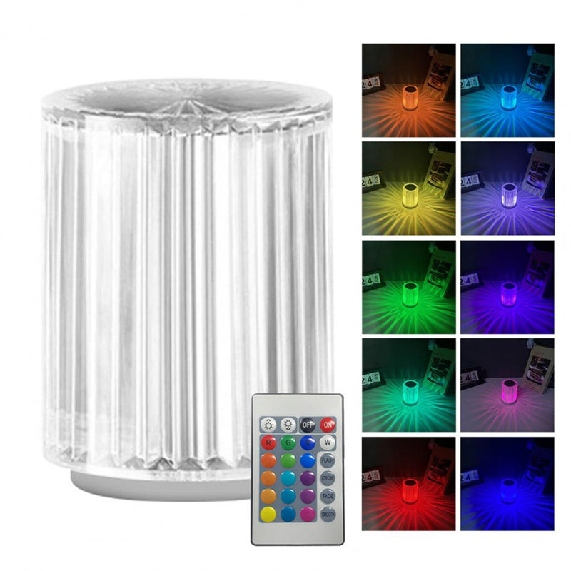 Crystal-Look Acrylic Table Lamp, Touch or Remote Control (photo 2)