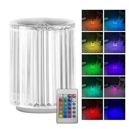 Crystal-Look Acrylic Table Lamp, Touch or Remote Control (photo 2)