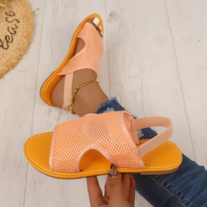 Breathable Mesh Flat Sandals (photo 7)