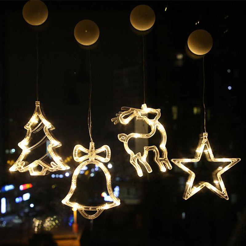 Christmas LED Window Lights with Suction Cup (photo 5)