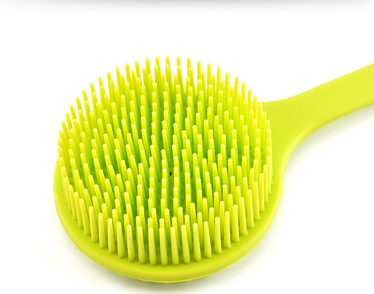 Silicone Back Scrubber with Long Handle (photo 3)