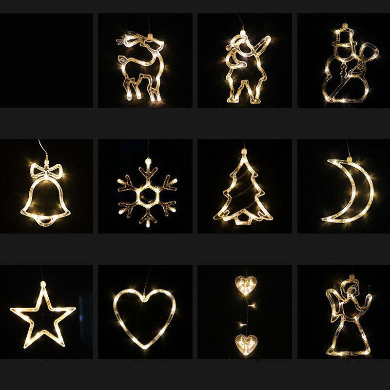 Christmas LED Window Lights with Suction Cup (photo 9)