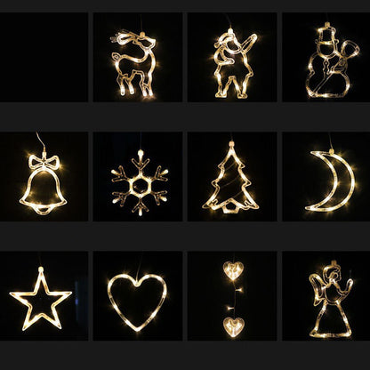 Christmas LED Window Lights with Suction Cup (photo 9)