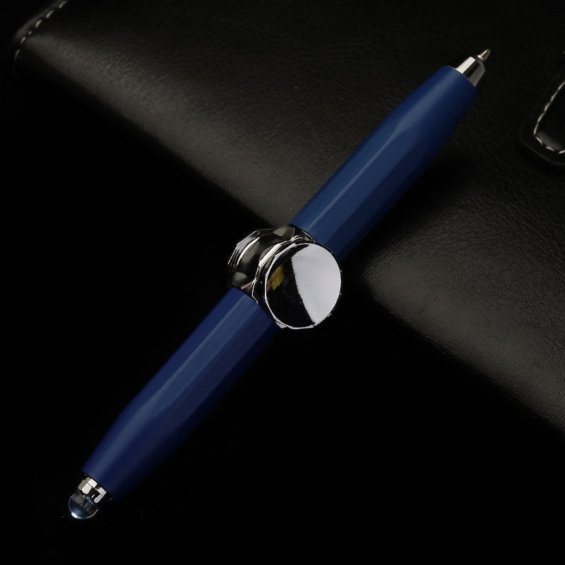 LED Spinning Top Metal Ballpoint Pen (photo 7)
