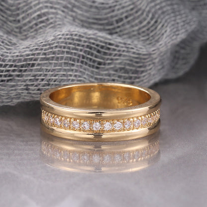 Rhinestone Ring, Gold or White Gold Tone (photo 4)