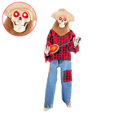 Halloween Skeleton Guitarist Decoration (photo 15)