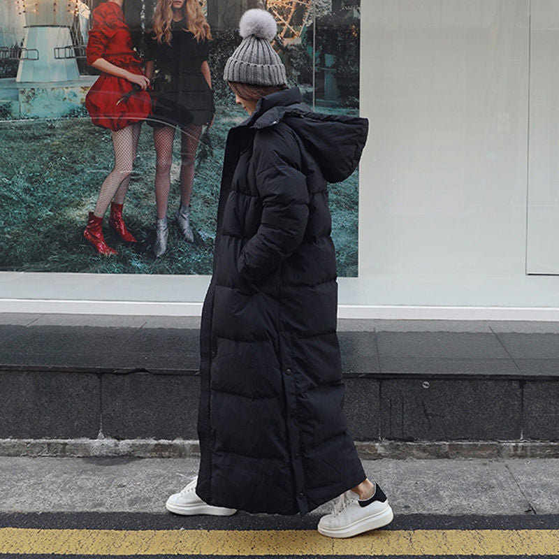 Women's Hooded Thick Long Parka (photo 2)