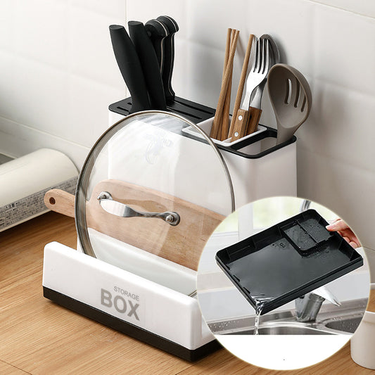 Countertop Utensil and Knife Storage Rack