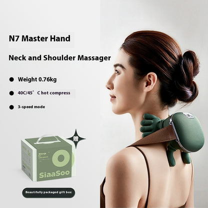 Cordless Neck and Shoulder Kneading Massager with Heat (photo 5)