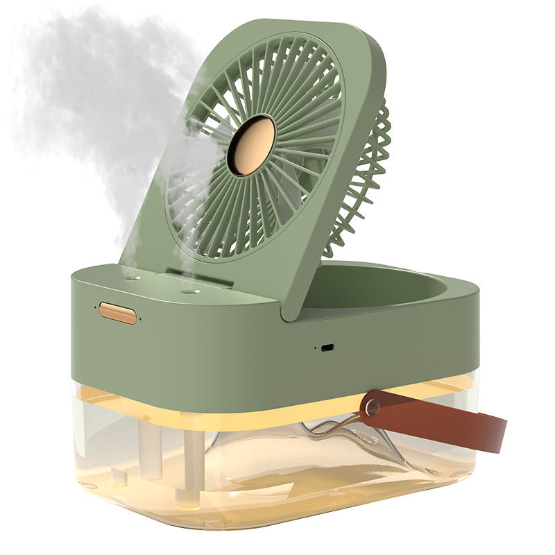 USB Mist Humidifier Fan with Night Light, 2.5 L (photo 7)