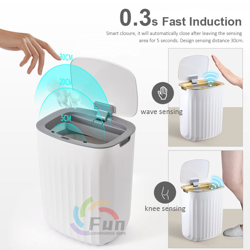 Motion Sensor Trash Can with Lid, 11 to 24 L (photo 6)