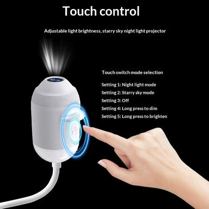 USB Planet Night Light Projector with Galaxy Slides (photo 2)