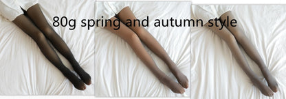 Women's Fleece-Lined Sheer-Look Tights (photo 45)