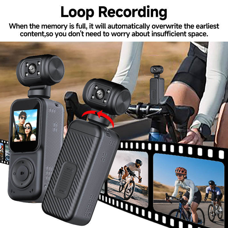 Handheld Dual-Lens Action Camera for Outdoor and Cycling (photo 4)